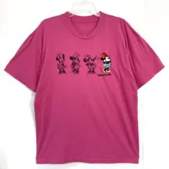 海外限定DisneyディズニーキャラクターTシャツミニー刺繍フロリダヴィンテージ