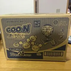 【新品未使用】GOO.N グーン 肌にやさしいおしりふき 70枚×24個のサムネイル