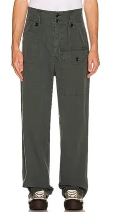 極美品 visvim CORONEL PANTS DMGD BLACKのサムネイル