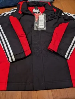 150センチ adidas 防寒着 黒×赤