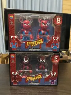 ハッピーくじ　スパイダーマン　ベアブリック　B賞　E賞