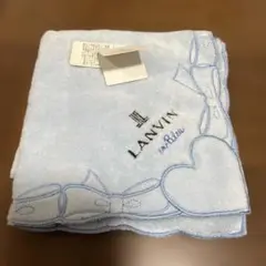 新品タグ付き！　LANVIN en Blue タオルハンカチです♪