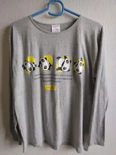 ☆たれぱんだ　長袖Tシャツ グレー　サンエックス San-x☆希少品です。