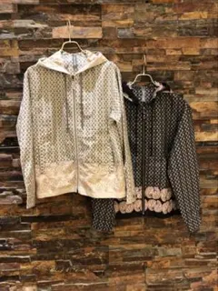 【美品】BEAMS LIGHTS ペイズリープリント ジップブルゾン M
