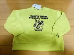 【新品未使用タグ付】スラップスリップ　トレーナー チーズ　イエロー　110センチ