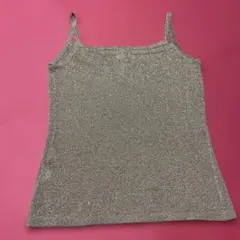 シルバーラメキャミソール
