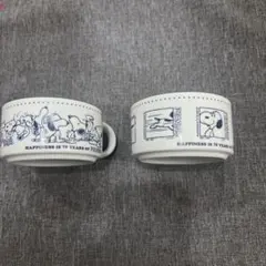 クックパッドプラス　スヌーピー　磁器マグカップ　2個セット