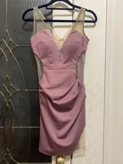 ジュエルズ　ビジュードレス　ピンク　S