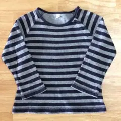 無印良品　ボーダー ロンT