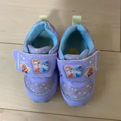アンパンマン ベビーシューズ パープル