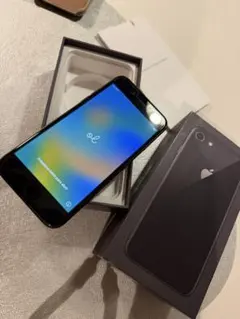極美品　ケース付き　iPhone8 64GB ブラック　SIMフリー