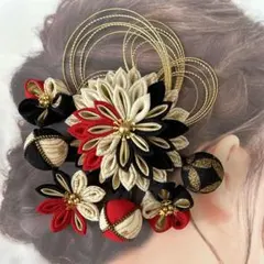 つまみ細工　髪飾り　成人式　卒業式　入学式　結婚式　袴