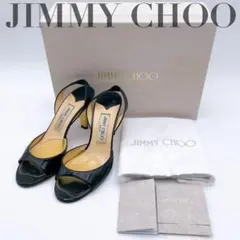 JIMMY CHOO ジミー チュウ パンプス ブラック パテントレザーのサムネイル