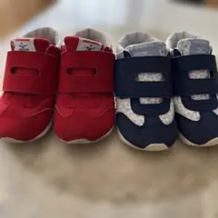 ♡ミキハウス×ミズノ　スニーカー2足セット　15cm