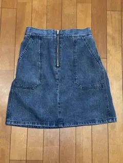 インディゴ デニム ミニスカート タイトスカートのサムネイル