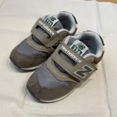 new balance 996 キッズシューズ グレー/ブラウン