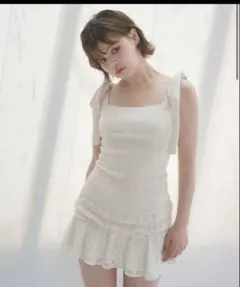 ANDMARY Aletta frill mini dress - メルカリ
