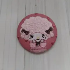 サンリオ ピアノ 刺繍 缶バッジ