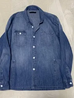 エドウィンデニムシャツ Lサイズ ブルー