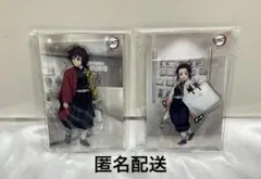 鬼滅の刃 ダイニング新店舗記念 背景付きアクリルスタンド 冨岡義勇　胡蝶しのぶ①