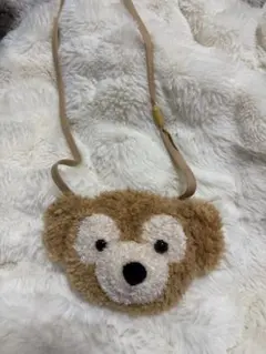 ダッフィー クマの顔型ポーチ