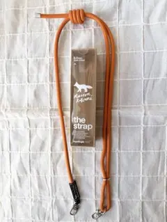 メゾンキツネ×トポロジー　ショルダーストラップ8.0mm