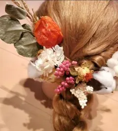 ヘア アクセサリー ドライフラワー 15本セット　七五三　結婚式　卒業式