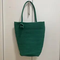 me ISSEY MIYAKE トートバッグ ハンドバッグ グリーンのサムネイル