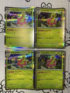 メガニウム　おいしげる　4枚　A0
