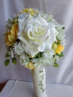 造花ウエディングブーケ　 　　　Ｎｏ–　　Ｂー１３