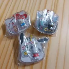 ハローキティ・ばつ丸くん・ポチャッコ3個セット