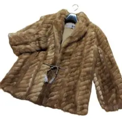 EMBA ミンク 毛皮 デザインコート リアルファー ミンク MINK ファー