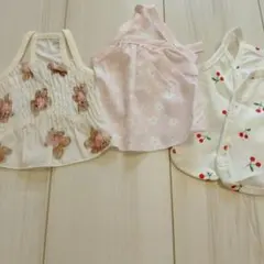 犬服　夏服　3点セット　(XS)
