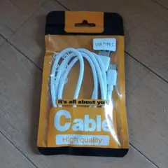 USB Type-Cケーブル ホワイト