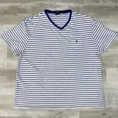 古着 00年代 Polo Ralph Lauren ラルフ ボーダーTシャツ