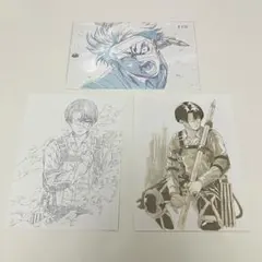 リヴァイ ポストカード 3点セット