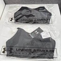 UNDER ARMOUR ブラックスポーツブラ 2枚セット