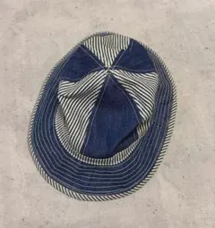 USA製 デニム＆ヒッコリーストライプ アーミーハット メトロハット