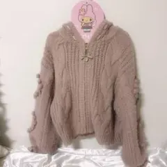 LIZLISA ニットパーカー