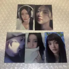 ILLIT トレカ　5種　×100 ユニバ　SUPER REAL ME ILLIT SUPER REAL ME ユニバ特典 トレカ5枚セット - メルカリ