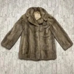 ■サファイアミンク■ハーフコート■着丈60㎝■DAIFUR■新品時のタグ付き■ other - ノーブランド品 毛皮コート サファイアミンクファー ミドル