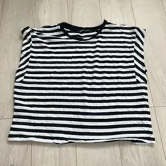 ZARA 半袖ストライプTシャツ Lサイズ