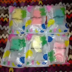 動物型泡立てネット6個セット