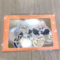 ホロライブFUWAMOCO フワモコ 活動1周年記念 直筆サイン入りポストカード