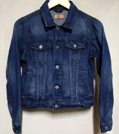 earthブルーデニムジャケットレディースМサイズ