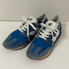 美品 New Balance ローカットスニーカー U320VT 青 23cm