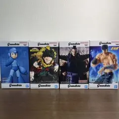 【タイムセール】グランディスタ フィギュアセット　ケンシロウ　ロックマン　デク