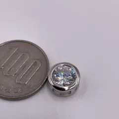 a110シルバーダイヤモンド風ネックレストップス