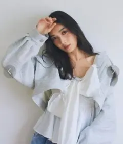 FRAY I.D ツィードステンカラージャケット