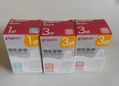 さき様pigeon 哺乳瓶用乳首 S/M 各2個入りセット3箱